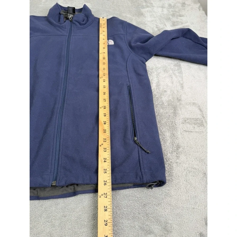 The North Face Windwall Fleece Jacket Men's Size Small Blue Full Zip Outdoor